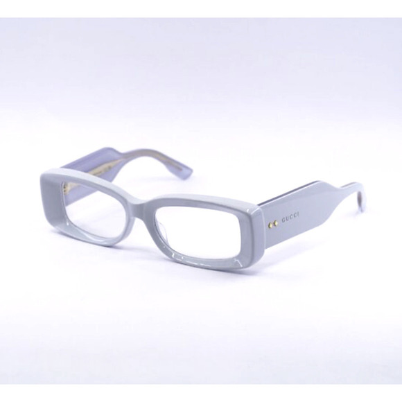 NWT Gucci GG1528S-005-53 White Oval 53mm Sunglasses